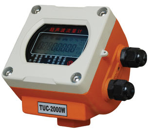 Portable ultrasonik aliran Meter, keandalan yang tinggi Waterproof Flowmeter TUF-2000F